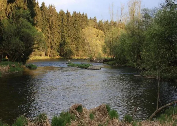 Gemuetliche In Flussnaehe In Bayern アパート *